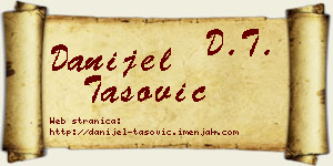 Danijel Tašović vizit kartica
